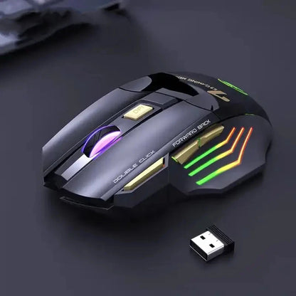 Mouse Gamer X7 5500 DPI com Botão Retroiluminado – Ergonômico e Ajustável