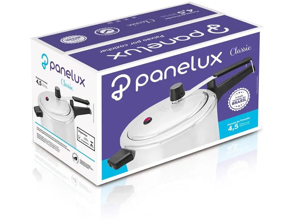 Panelux Pressure Cooker 4.5L Silver Classic 5000002